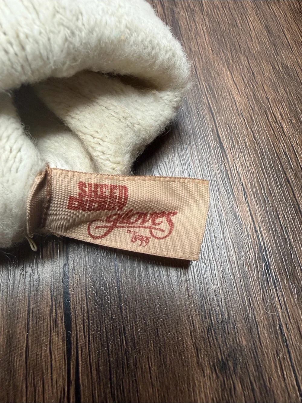 Vintage Women’s Brown Tan Sheer Energy Winter Gloves By Leggs
